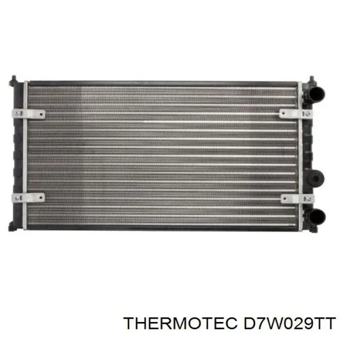 D7W029TT Thermotec radiador refrigeración del motor