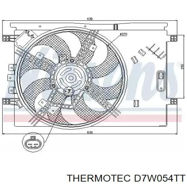 Comprar D7W054TT Thermotec Radiador de auto