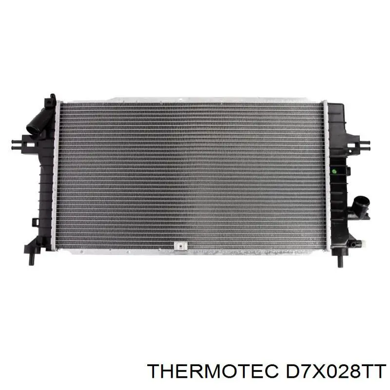 D7X028TT Thermotec radiador refrigeración del motor