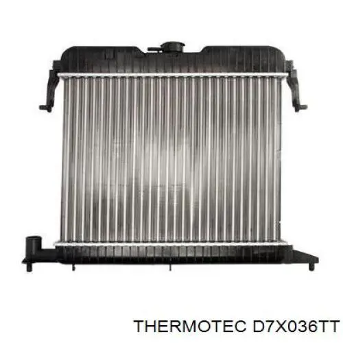 D7X036TT Thermotec radiador refrigeración del motor