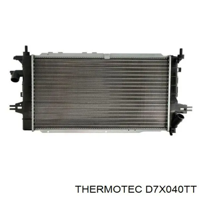 D7X040TT Thermotec radiador refrigeración del motor