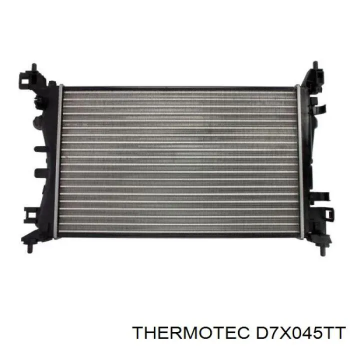 D7X045TT Thermotec radiador refrigeración del motor