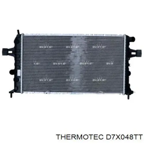 D7X048TT Thermotec radiador refrigeración del motor