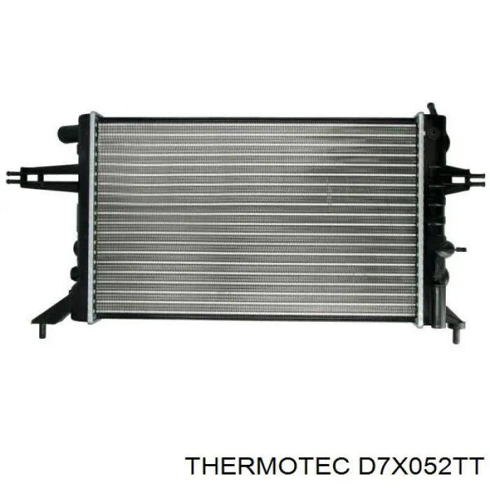 D7X052TT Thermotec radiador refrigeración del motor