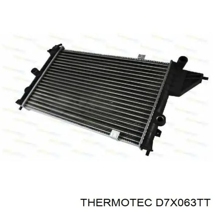 D7X063TT Thermotec radiador refrigeración del motor