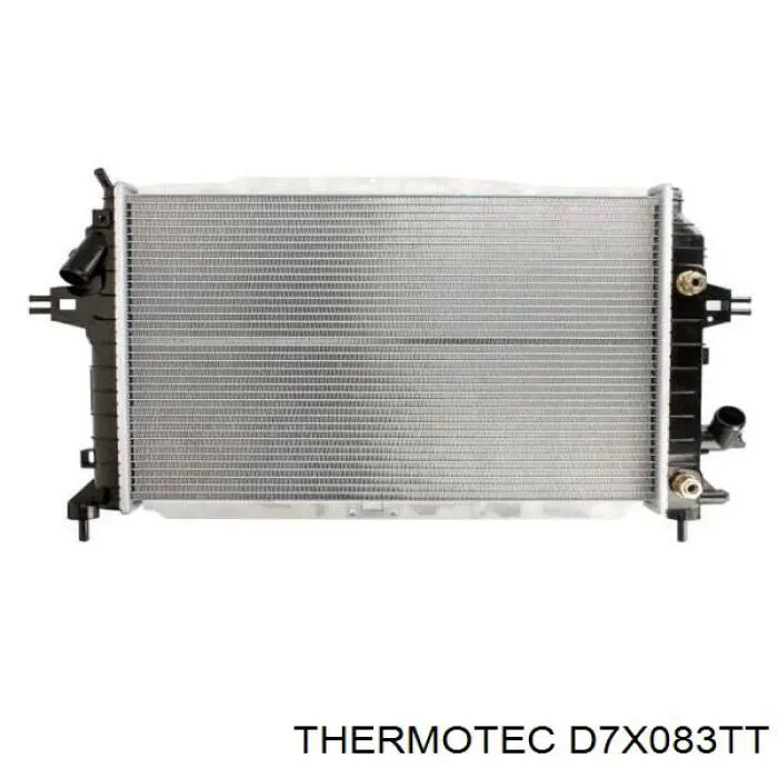 D7X083TT Thermotec radiador refrigeración del motor