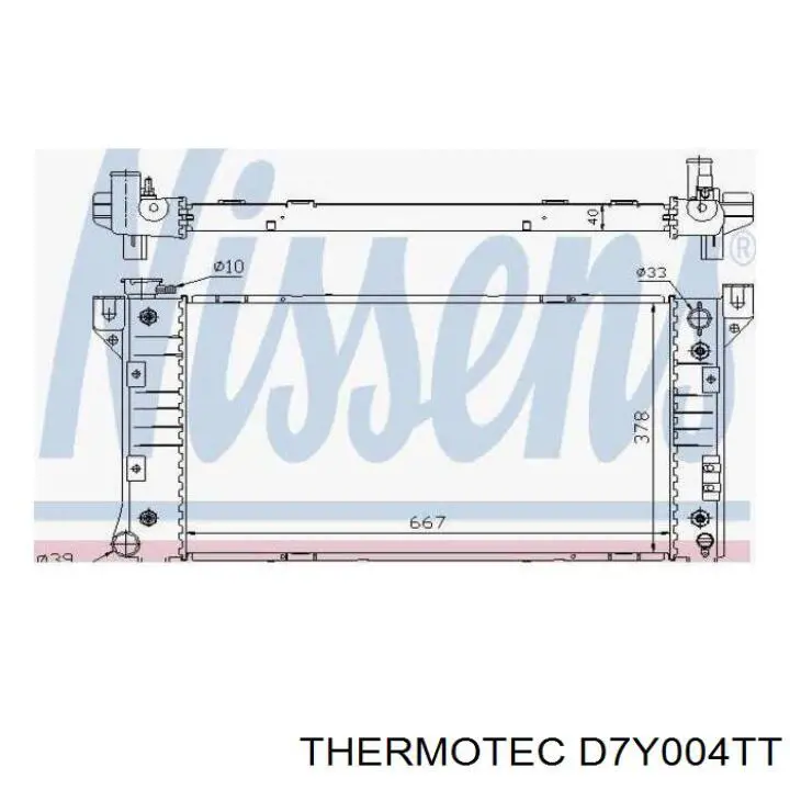 D7Y004TT Thermotec radiador