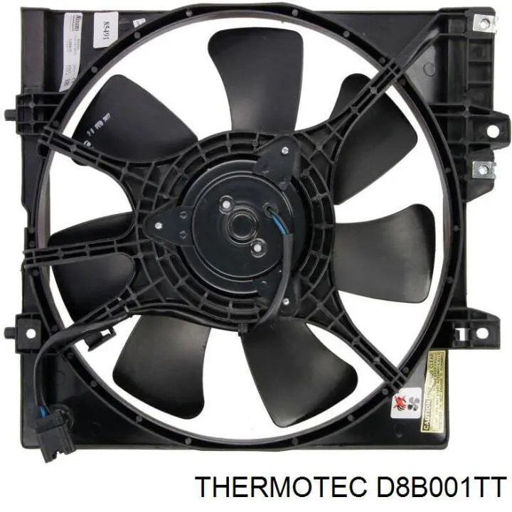 Difusor del radiador del aire acondicionado con ventilador y motor Thermotec D8B001TT precio, desde 240,50 EUR