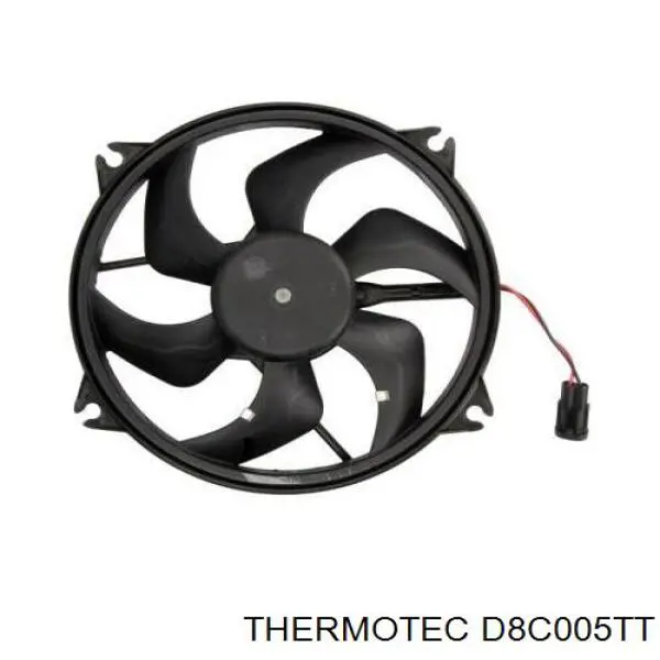 D8C005TT Thermotec ventilador (rodete +motor refrigeración del motor con electromotor completo)