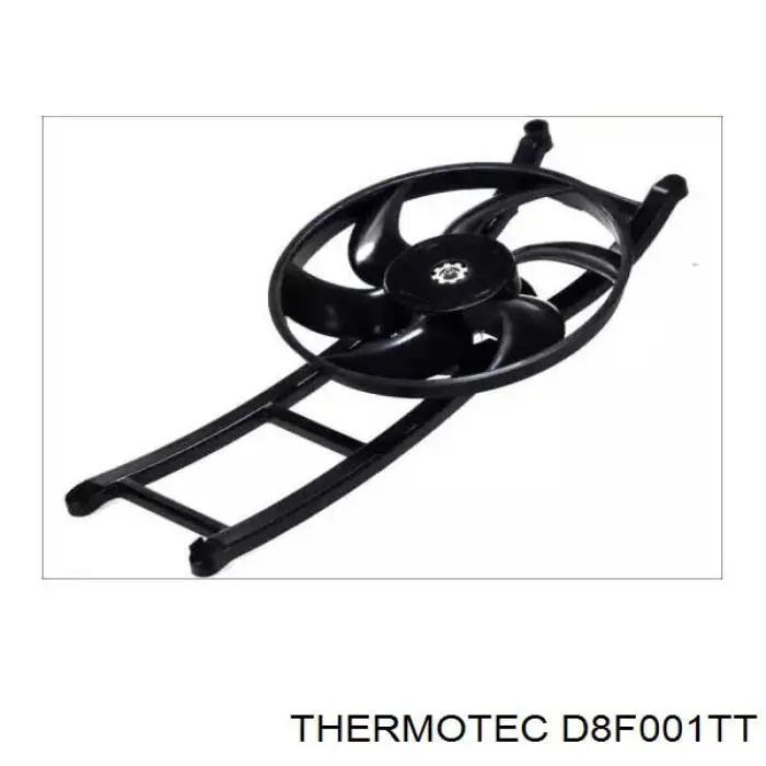 D8F001TT Thermotec ventilador (rodete +motor refrigeración del motor con electromotor completo)