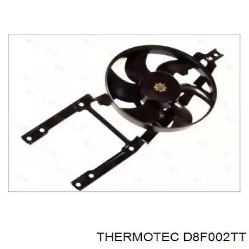 D8F002TT Thermotec ventilador (rodete +motor refrigeración del motor con electromotor completo)