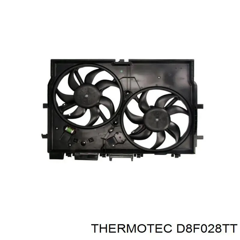 D8F028TT Thermotec ventilador (rodete +motor refrigeración del motor con electromotor completo)