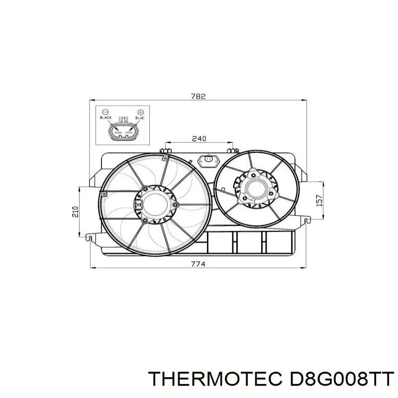 Ventilador de refrigeración Ford 1451528