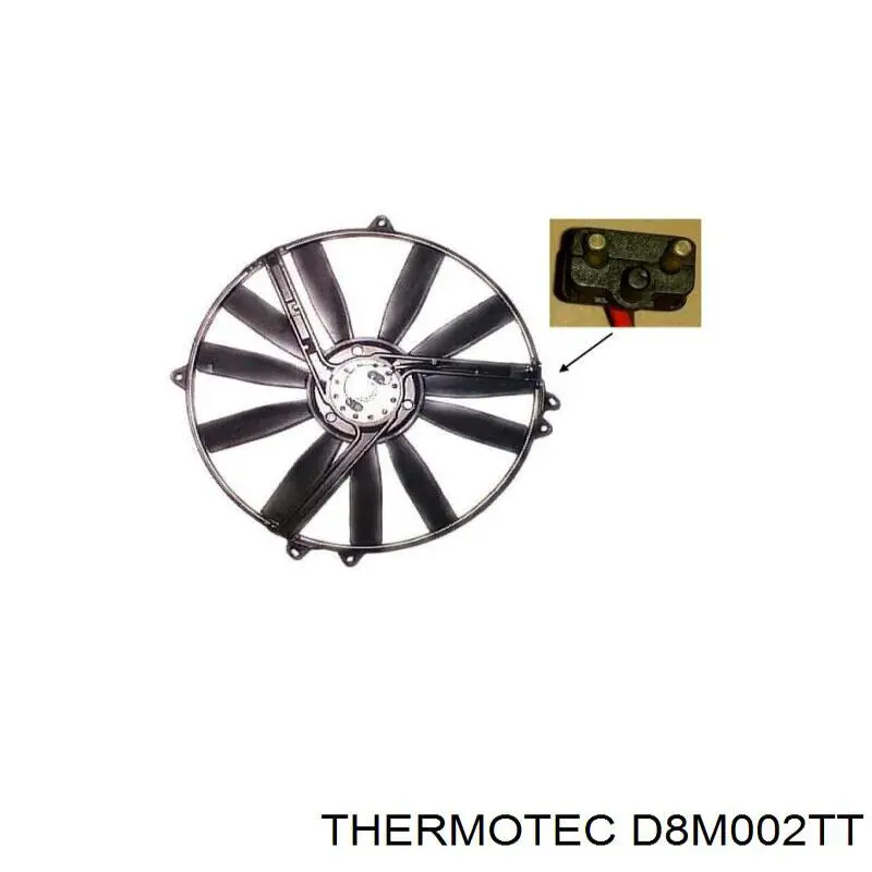 D8M002TT Thermotec ventilador del motor