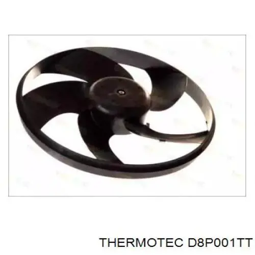 D8P001TT Thermotec ventilador (rodete +motor refrigeración del motor con electromotor completo)