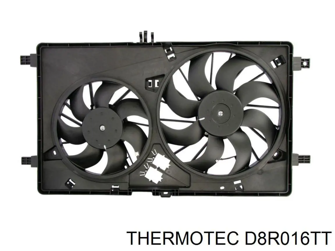 Ventilador eléctrico de refrigeración completo izquierdo (motor y hélice) 348510 Kale