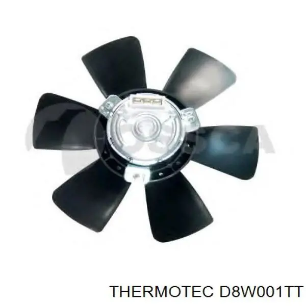D8W001TT Thermotec ventilador (rodete +motor refrigeración del motor con electromotor derecho)