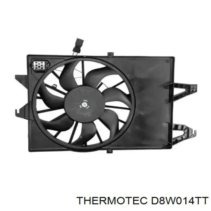 D8W014TT Thermotec ventilador (rodete +motor refrigeración del motor con electromotor completo)