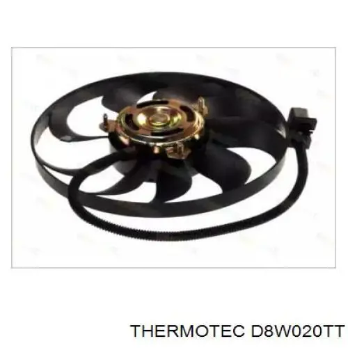 D8W020TT Thermotec ventilador (rodete +motor refrigeración del motor con electromotor completo)