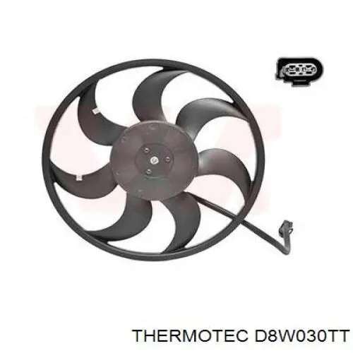 D8W030TT Thermotec Electroventilador del motor