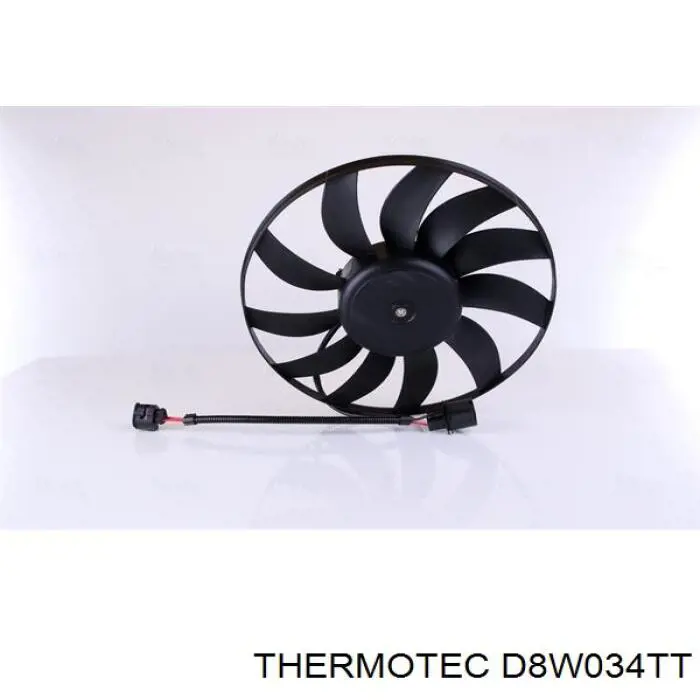 Ventilador eléctrico de refrigeración completo izquierdo (motor y hélice) Thermotec D8W034TT precio, desde 77,09 EUR