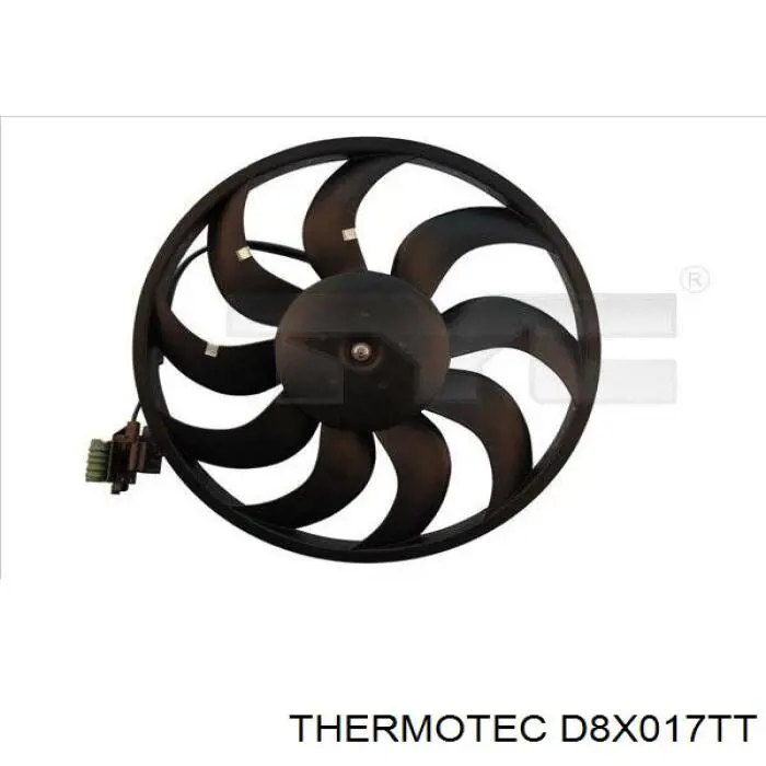 D8X017TT Thermotec Electroventilador del motor