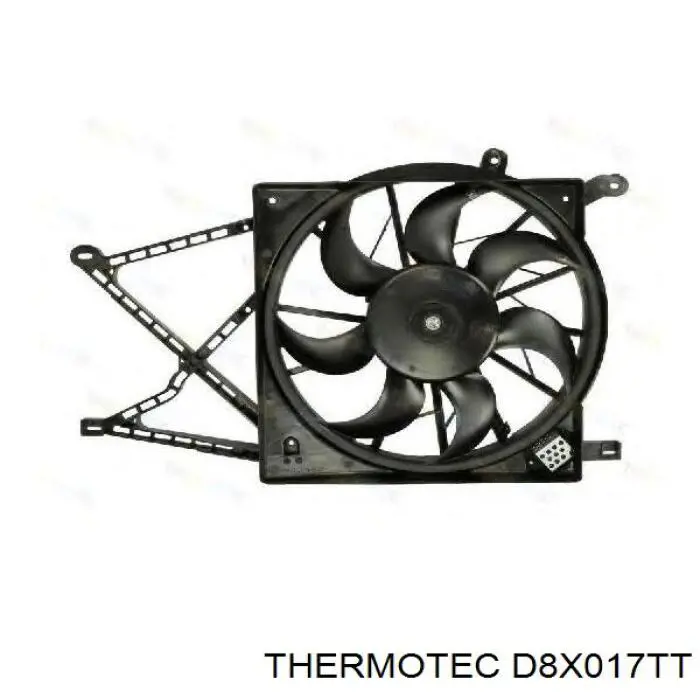 Ventilador de radiador Thermotec D8X017TT precio, desde 107,23 EUR