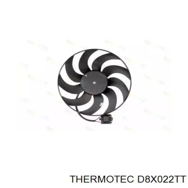 D8X022TT Thermotec ventilador (rodete +motor refrigeración del motor con electromotor completo)