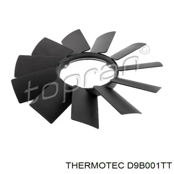 D9B001TT Thermotec rodete ventilador, refrigeración de motor