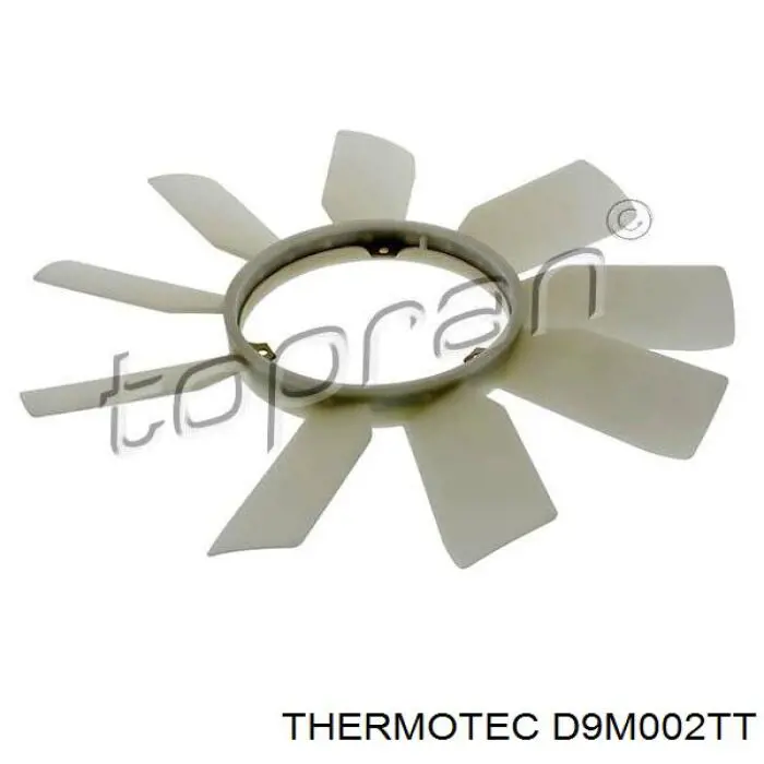 D9M002TT Thermotec rodete ventilador, refrigeración de motor