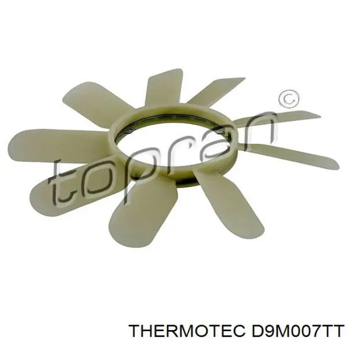 D9M007TT Thermotec rodete ventilador, refrigeración de motor