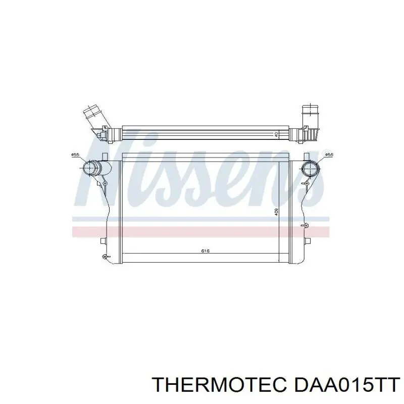 Radiador de aire de admisión Thermotec DAA015TT precio, desde 274,38 EUR