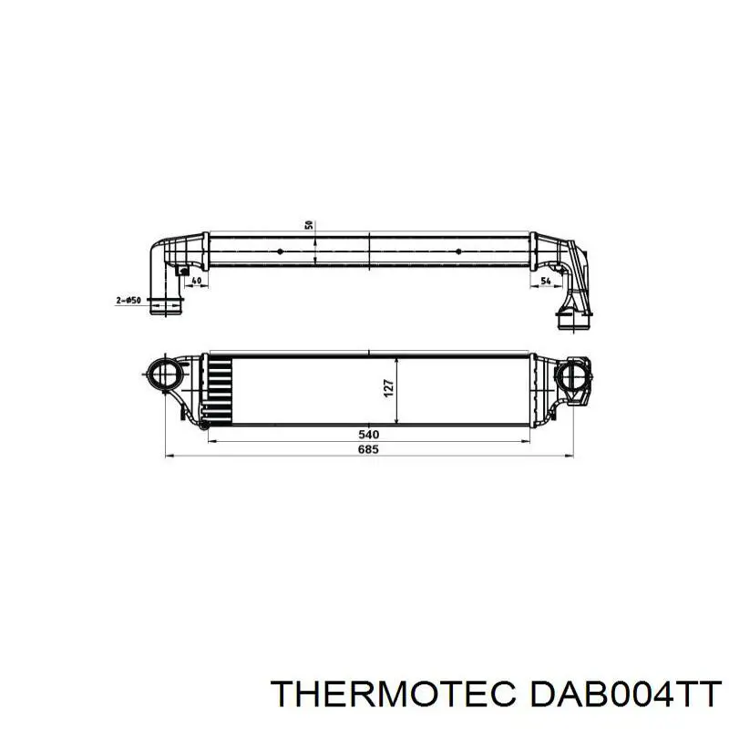 DAB004TT Thermotec intercooler