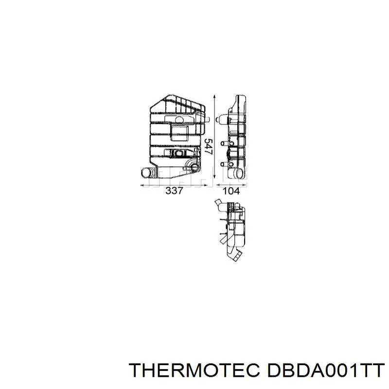 DBDA001TT Thermotec botella de refrigeración