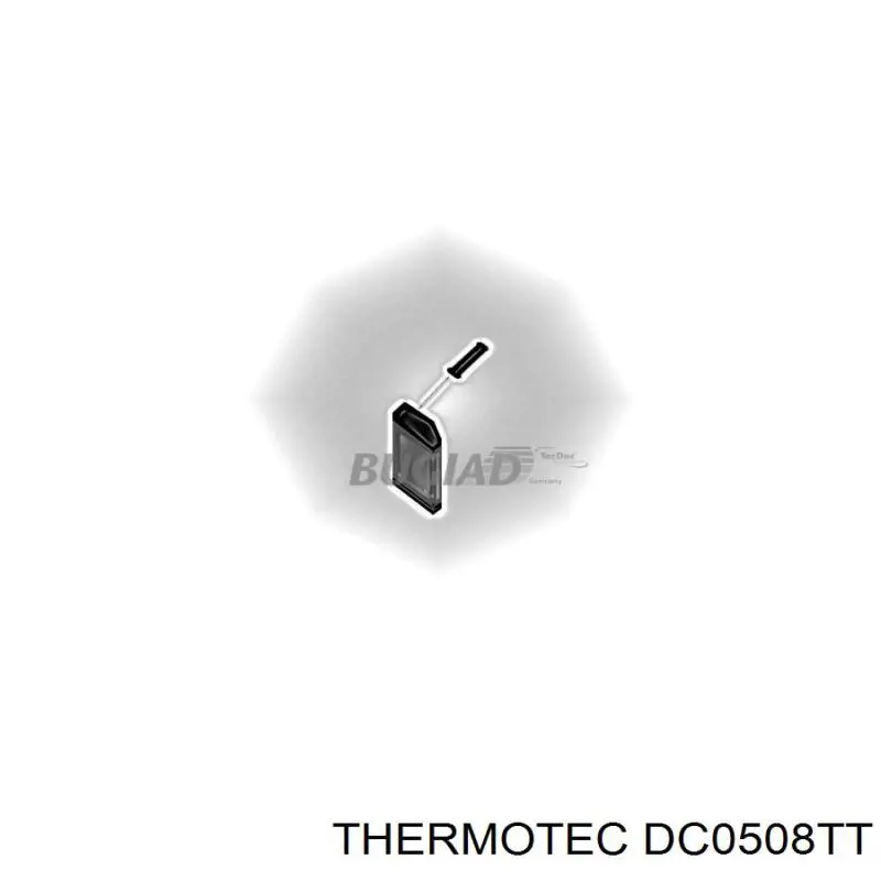 DC0508TT Thermotec tubo flexible de aire de sobrealimentación superior