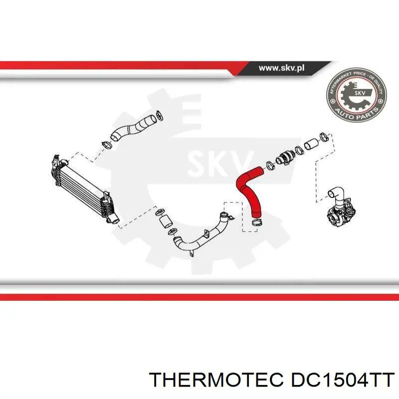 Tubo flexible de aire de sobrealimentación Metalcaucho 78133