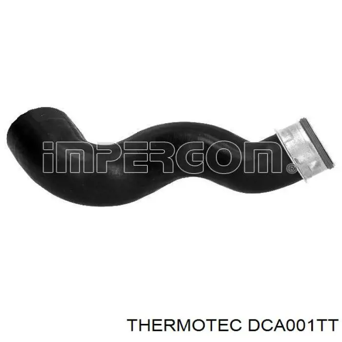 DCA001TT Thermotec tubo flexible de aire de sobrealimentación inferior derecho