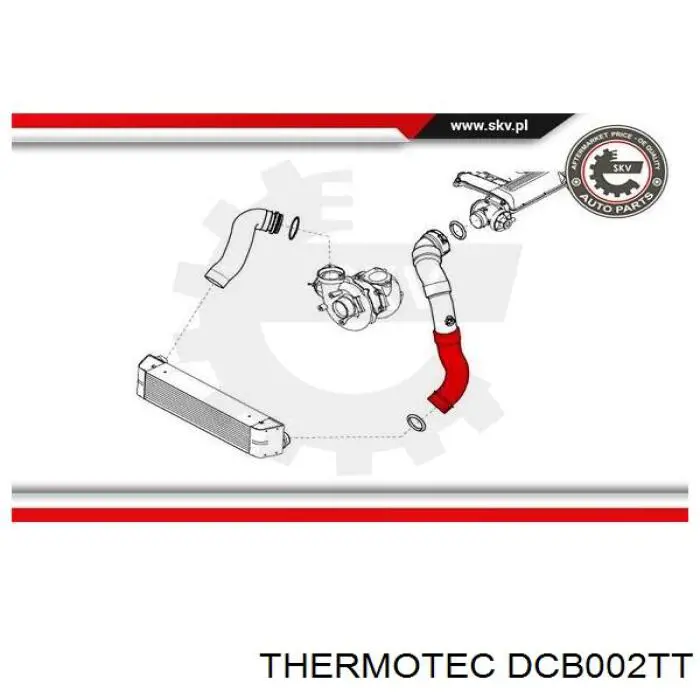 Manguera del intercooler Cautex 206035 precio, desde 39,43 EUR