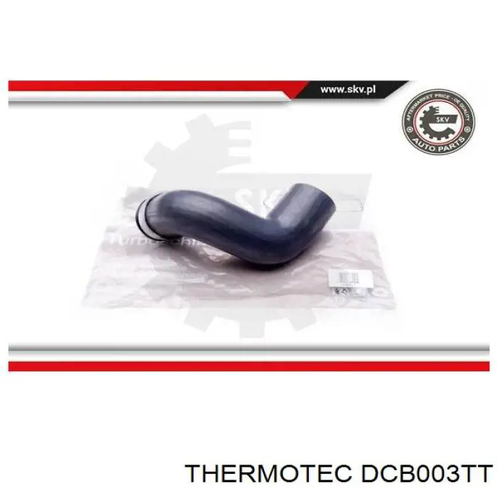 DCB003TT Thermotec tubo flexible de aire de sobrealimentación superior izquierdo