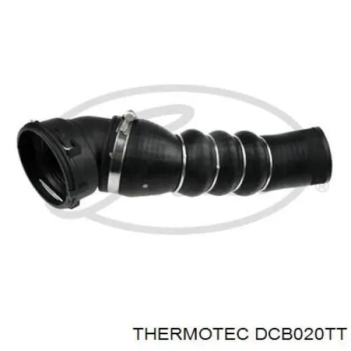 DCB020TT Thermotec tubo flexible de aire de sobrealimentación derecho