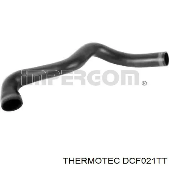 DCF021TT Thermotec tubo flexible de aire de sobrealimentación izquierdo