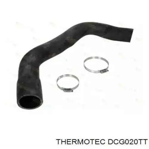 DCG020TT Thermotec tubo flexible de aire de sobrealimentación derecho
