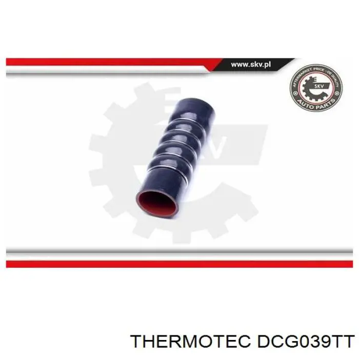 DCG039TT Thermotec tubo flexible de aire de sobrealimentación izquierdo