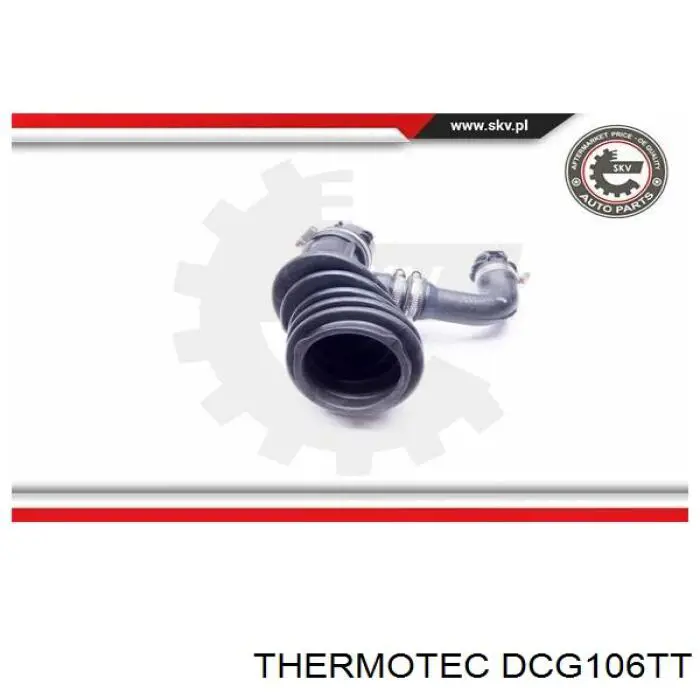 Tubo de admisión de aire al turbocompresor DCG106TT Thermotec