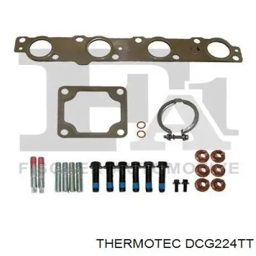 DCG224TT Thermotec tubo flexible de aire de sobrealimentación superior izquierdo