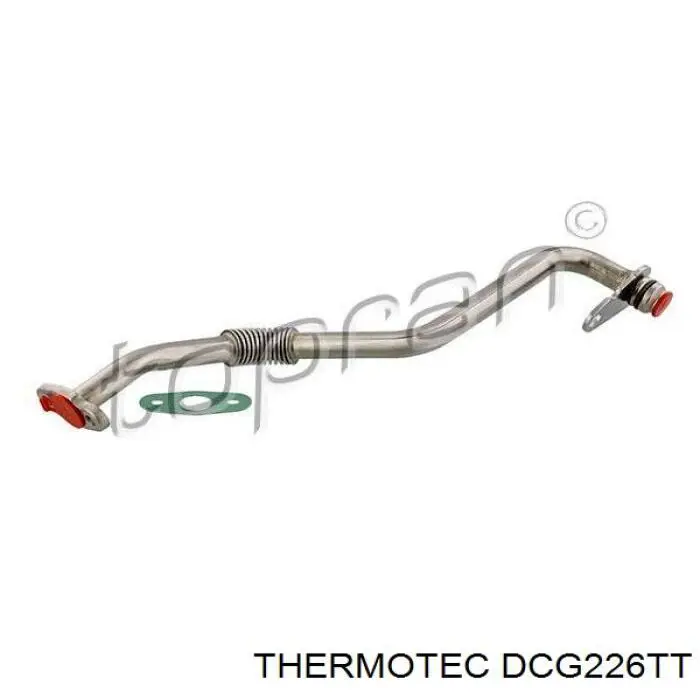 DCG226TT Thermotec tubo flexible de aire de sobrealimentación derecho