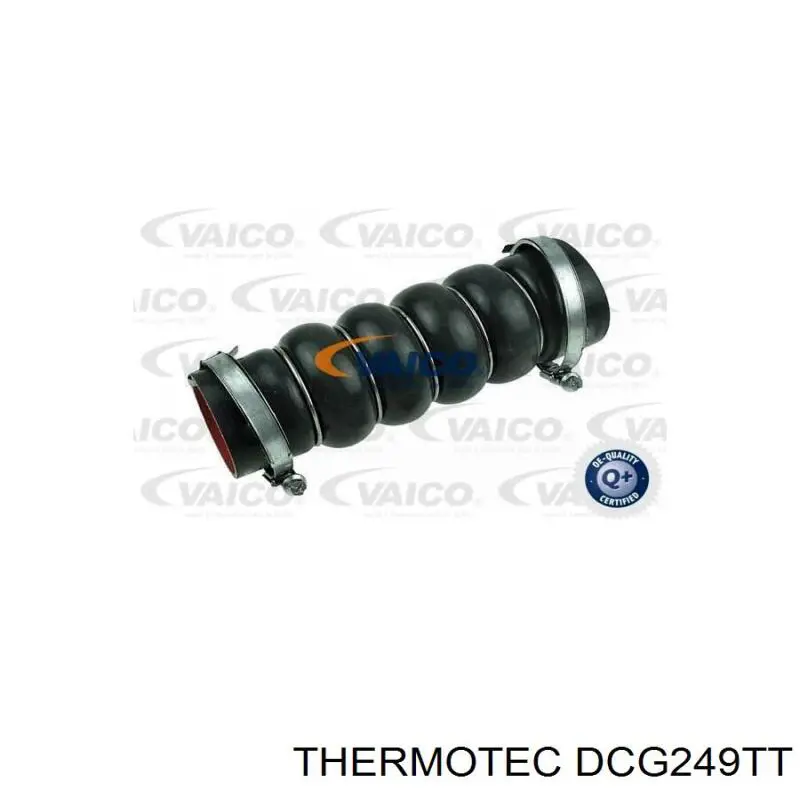 DCG249TT Thermotec tubo flexible de aire de sobrealimentación inferior izquierdo