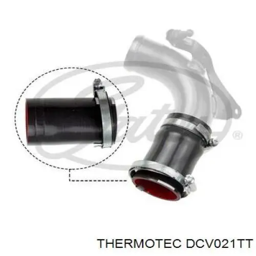 Comprar DCV021TT Thermotec Tubo intercooler