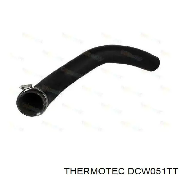 DCW051TT Thermotec tubo flexible de aire de sobrealimentación derecho