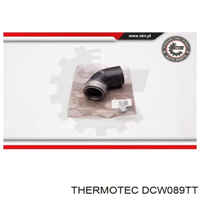 DCW089TT Thermotec tubo flexible de aire de sobrealimentación superior derecho